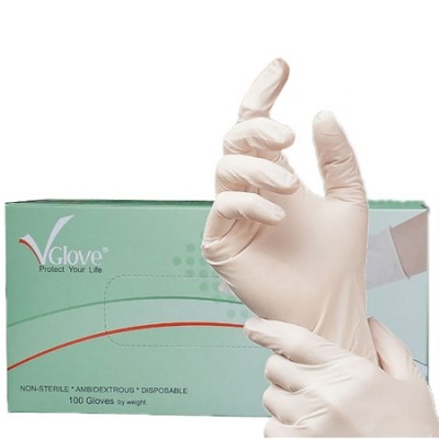 KH-Găng tay y tế VGLOVE (Không bột) (5,8 gr)